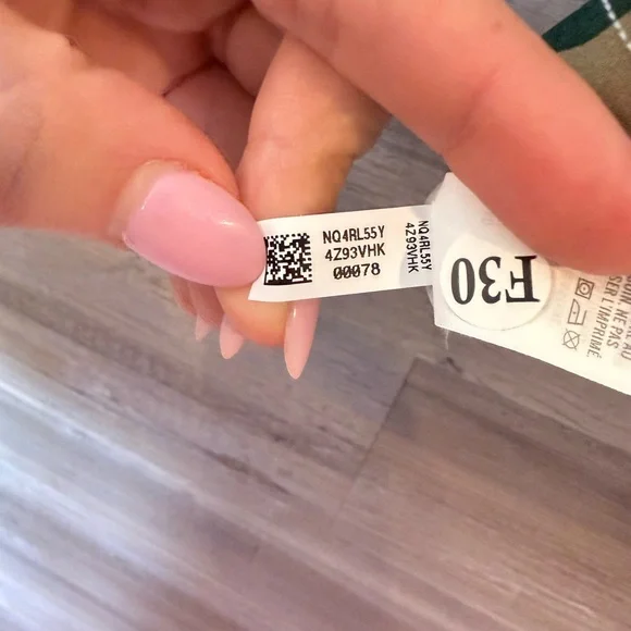 OFFLINE by Aerie Real Me V-Neck Ruched Crop Top - Camo Leaf - M - Picture 5 of 8